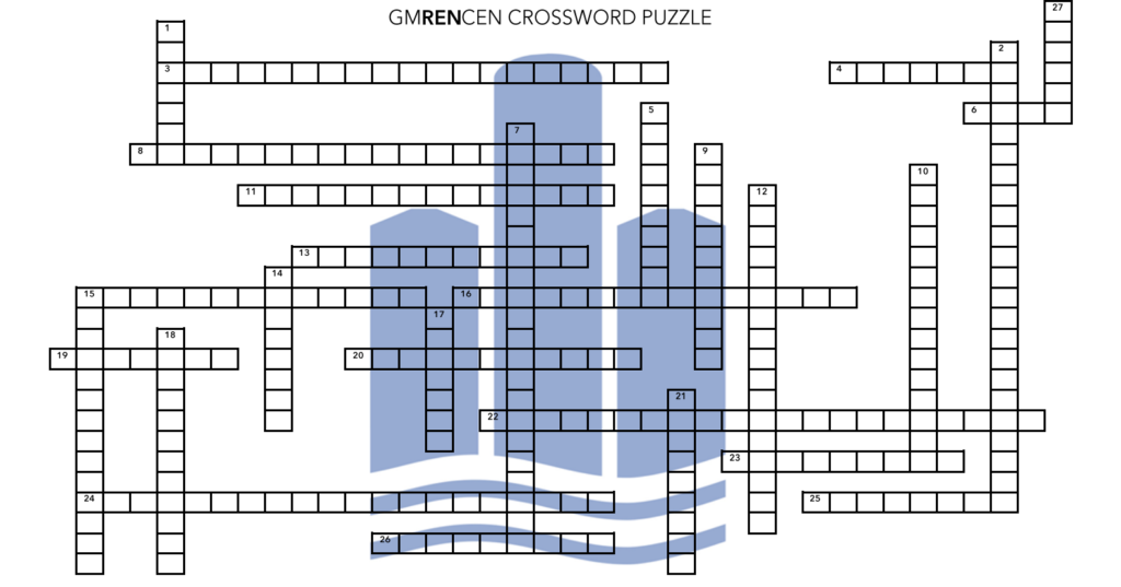 GMRENCEN Crossword Puzzle